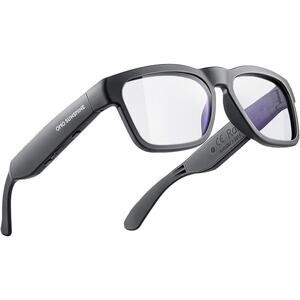 🔥OhO Bluetooth Sunglasses Voice Control Open Ear Style Smart Glasses - Black🔥